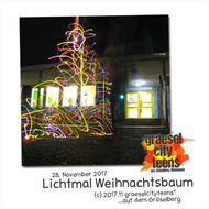 Lichtmal Weihnachtsbaum . graeselcityteens*