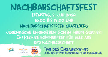 Nachbarschaftsfest 2024 Tag des Engagements 2. Juli 2024
