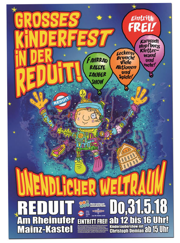 GroÃŸes Kinderfest in der Reduit 2018 . 