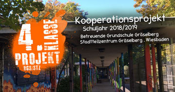 April/Mai/Juni 2019 . 4. Klasse Projekt BGS/STZ . Betreuende Grundschule / Stadtteilzentrum Gräselberg . Wiesbaden