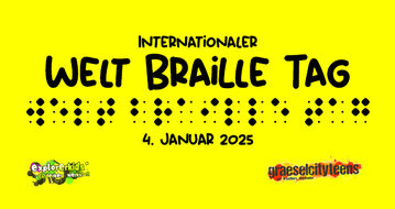 Welt Braille Tag 2025 Internationaler Tag der Blindenschrift 4. Januar 2025