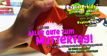 Alles Gute zum Muttertag! . FaltHerzBox