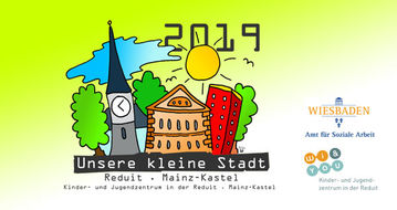 Unsere kleine Stadt . 2019 . Kinderspielstadt Wiesbaden . kujakk . Reduit . Mainz-Kastel