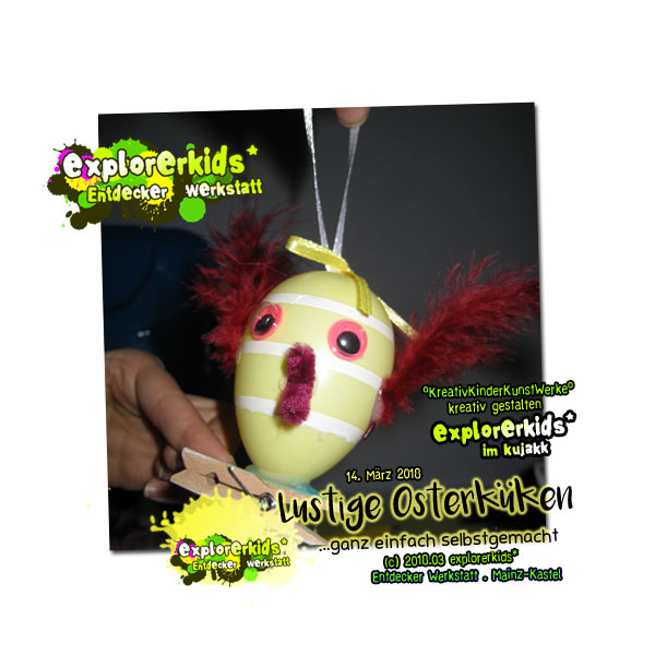 Lustige Osterküken . diy . ...ganz einfach selbstgemacht . explorerkids*