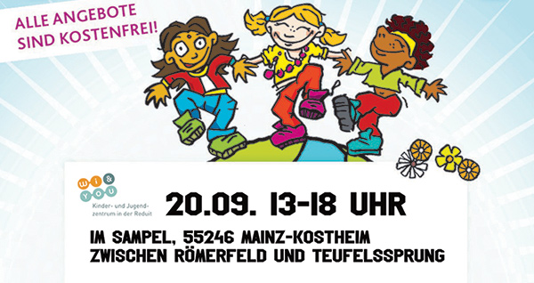 SpielstraÃŸe im Sampel am 20.09.2020 . Weltkindertagsfest . Weltkindertag 2020 . Sonntag, 20. September 2020