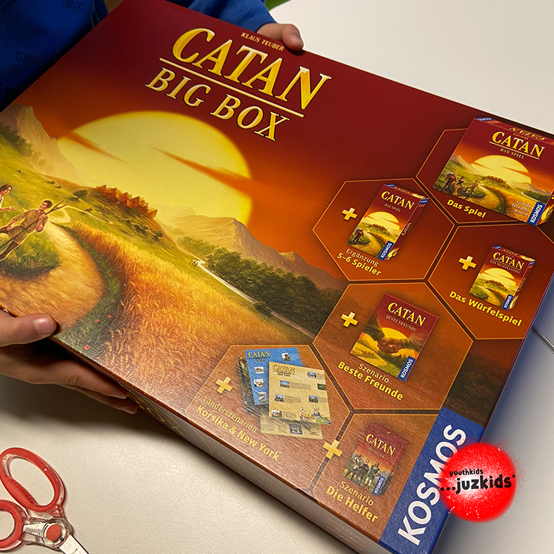 Die Siedler von Catan . Das Brettspiel . 6 Spieler . 26. Januar 2022 . yjk . youthkids . ...juzkids* . Jungengruppe im kujakk . Kinder- und Jugendzentrum in der Reduit Mainz-Kastel