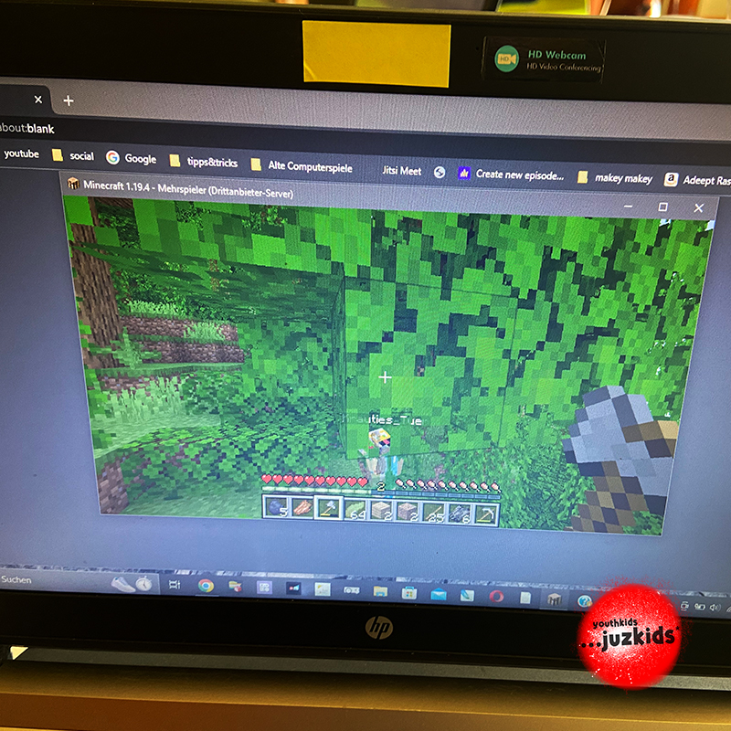 zusammen online spielen . Minecraft Server online . 1.19.4 . 7. Juni 2023 . yjk . youthkids . ...juzkids* . Jungengruppe im kujakk . Kinder- und Jugendzentrum in der Reduit . Mainz-Kastel