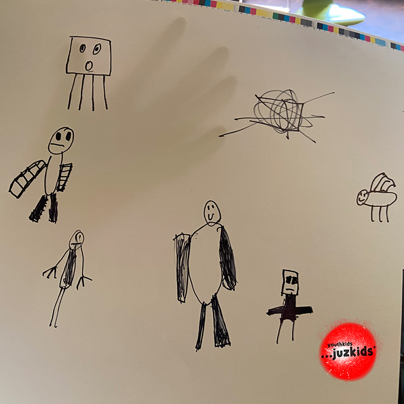 Minecraft Figuren malen . Welche Figuren kennst du alle aus Minecraft? . 7. Juni 2023 . yjk . youthkids . ...juzkids* . Jungengruppe im kujakk . Kinder- und Jugendzentrum in der Reduit . Mainz-Kastel