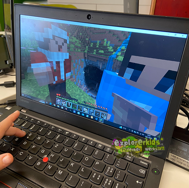 Minecraft Server online . ...zusammen online spielen . 15. November . explorerkids* in der Entdecker Werkstatt . kujakk . Kinder- und Jugendzentrum in der Reduit . Mainz-Kastel