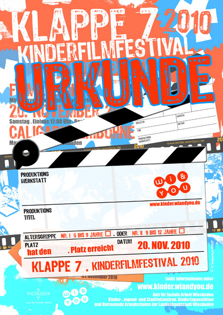 Klappe 7 . 2010 . Kinderfilmfestival . Caligari FilmBühne . Kino . 20. November 2010 . Wiesbaden