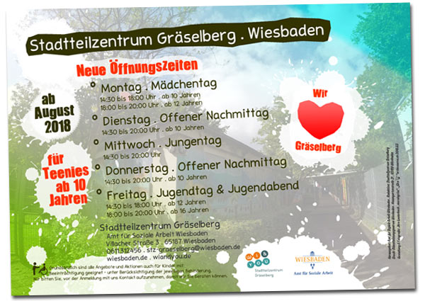Stadtteilzentrum Gräselberg . Wiesbaden-Biebrich . Stadtteilzentrum Gräselberg . Wiesbaden