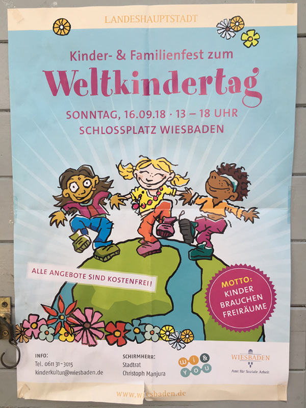 Stadtteilzentrum GrÃ¤selberg . ...ist auch mit dabei! . Weltkindertagsfest 2018