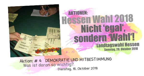 Landtagswahl in Hessen 2018 . Angebote für Kinder und Jugendliche . Stadtteilzentrum Gräselberg . Kinder- und Jugendzentrum in der Reduit . Mainz-Kastel . Landeshauptstadt Wiesbaden
