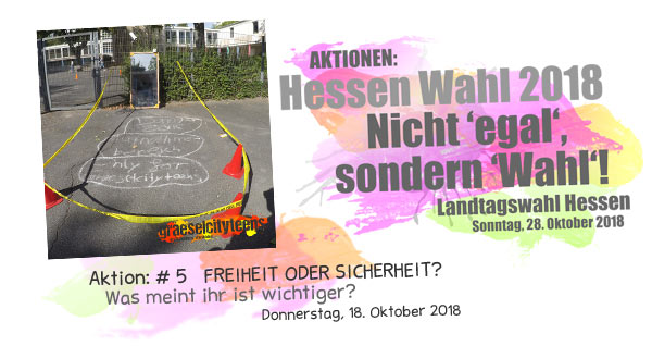 Landtagswahl in Hessen 2018 . Angebote für Kinder und Jugendliche . Stadtteilzentrum Gräselberg . Kinder- und Jugendzentrum in der Reduit . Mainz-Kastel . Landeshauptstadt Wiesbaden