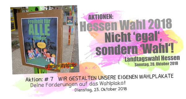 Landtagswahl in Hessen 2018 . Angebote für Kinder und Jugendliche . Stadtteilzentrum Gräselberg . Kinder- und Jugendzentrum in der Reduit . Mainz-Kastel . Landeshauptstadt Wiesbaden