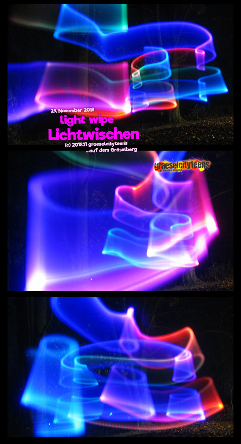 light wipe / Lichtwischen . graeselcityteens . Stadtteilzentrum Gräselberg . Wiesbaden