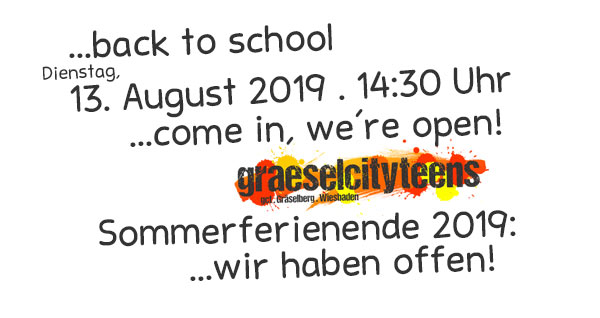 ...back to school . Stadtteilzentrum GrÃ¤selberg . Wiesbaden