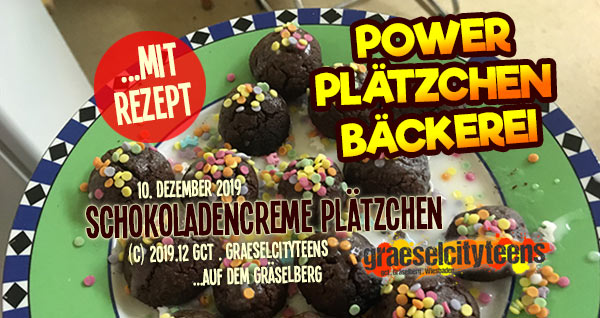 Schokoladencreme Plätzchen . Das leckerste Rezept, was es gibt! . 10. Dezember 2019 . graeselcityteens . Stadtteilzentrum Gräselberg . Wiesbaden