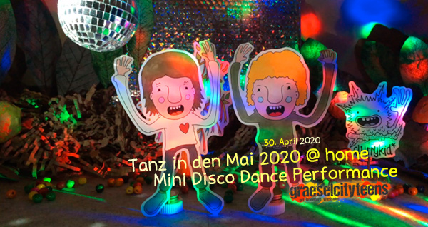 Tanz in den Mai 2020 @ home . stop motion Film . Mini Disco Dance Performance . 30. April 20 . Stage/BÃ¼hne . Wiesbaden . planet earth