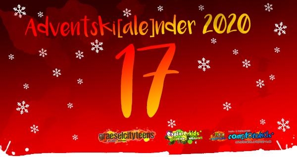 Adventskalender 2020 . Adventski[ale]nder 2020 . Gemeinsamer Adventskalender der gct . graeselcityteens, explorerkids* & compfotokids*
...mach mit! & Aktionen . Kreativ- und Medienangebote im Offenen Bereich . explorerkids* . Entdecker Werkstatt im kujakk . kujakk . Kinder- und Jugendzentrum in der Reduit . Mainz-Kastel . & . gct . graeselcityteens ...auf dem GrÃ¤selberg . Stadtteilzentrum GrÃ¤selberg . Wiesbaden . & . compfotokids* . Kreativ- und Medienwerkstatt im KiKo . KiKo . Kindertreff Kostheim . Mainz-Kostheim