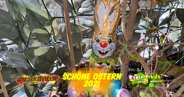 Schöne Ostern 2021 . happy easter 2021 . 4. April 2021 . explorerkids* . Entdecker Werkstatt im kujakk . kujakk . Kinder- und Jugendzentrum in der Reduit . Mainz-Kastel . & . gct . graeselcityteens ...auf dem Gräselberg . Stadtteilzentrum Gräselberg . Wiesbaden