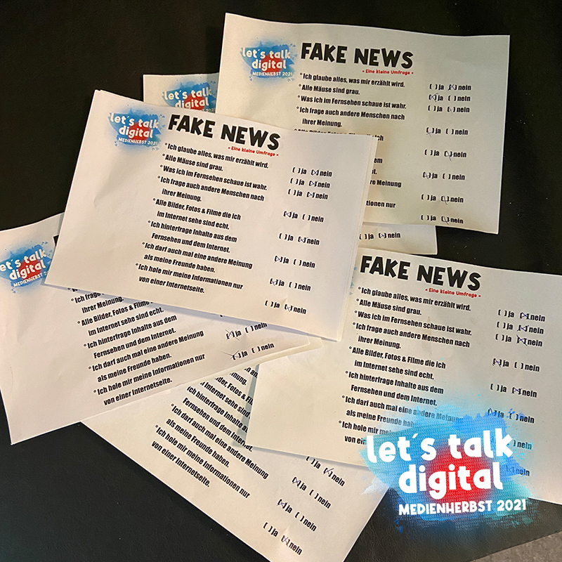 let's talk digital . FAKE NEWS . ...eine kleine Umfrage . 20. Oktober 2021 . let's talk digital . medienteenslive: medienteenslive.blogspot.com . 18. bis 22. Oktober 2021 . Medien Herbstferienprogramm 2021 im Stadtteilzentrum Gräselberg . 18. bis 22. Oktober 2021 . ...auf dem Gräselberg . Stadtteilzentrum Gräselberg . Wiesbaden