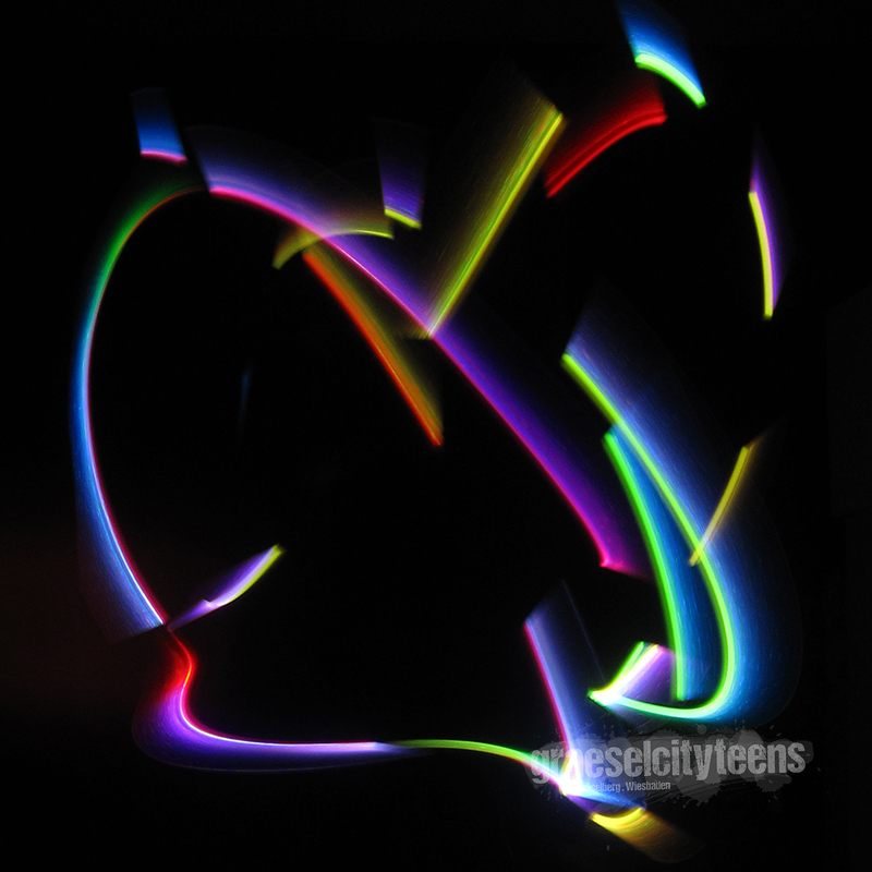 Lichterchaos . ...buntes FarbenLichtDurcheinander . 10. Februar 2022 . gct . graeselcityteens ...auf dem Gräselberg . Stadtteilzentrum Gräselberg . Wiesbaden