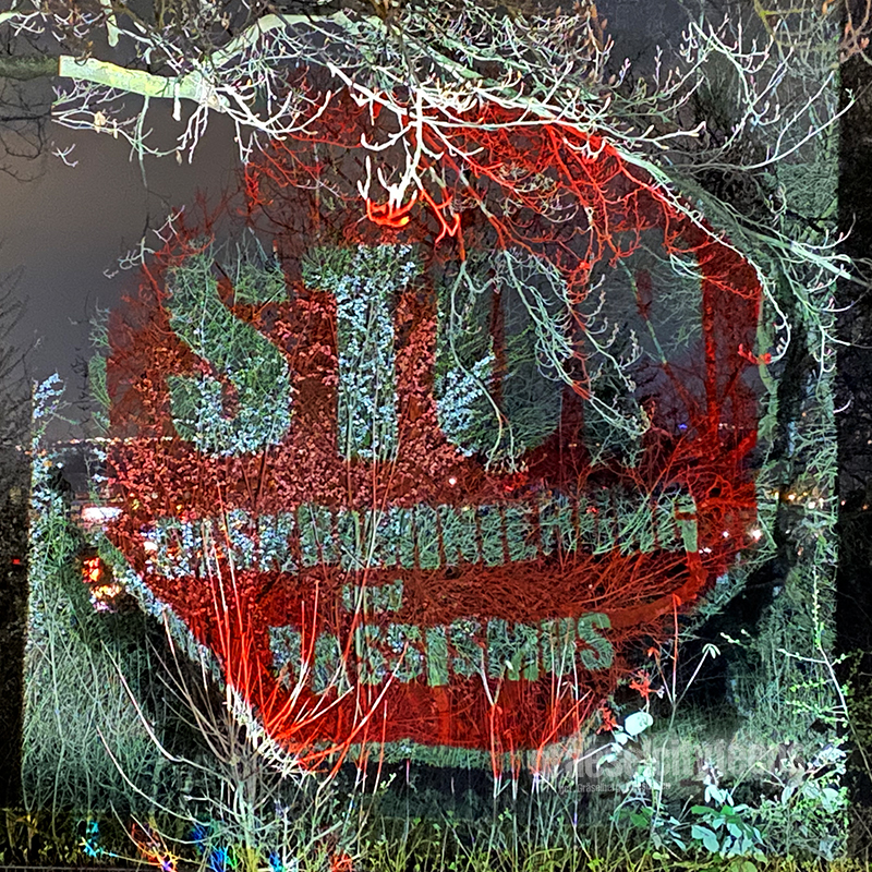 Aktion: Gegen Diskriminierung & Rassismus . Beamerlicht . 17. März 2022 . gct . graeselcityteens ...auf dem Gräselberg . Stadtteilzentrum Gräselberg . Wiesbaden