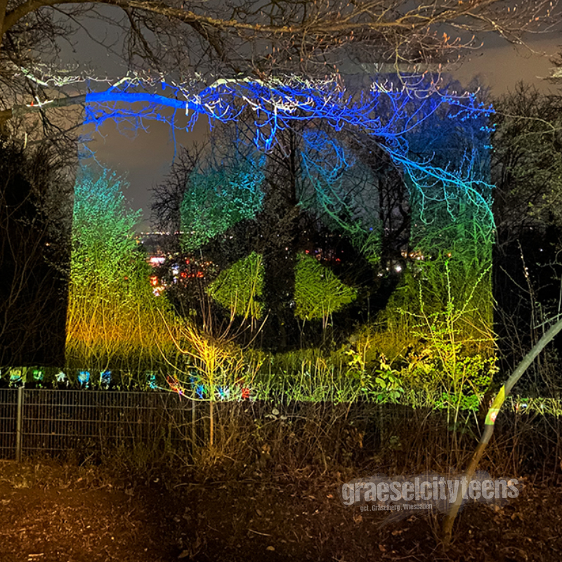 peace light . Beamerlicht im Garten . 17. März 2022 . gct . graeselcityteens ...auf dem Gräselberg . Stadtteilzentrum Gräselberg . Wiesbaden