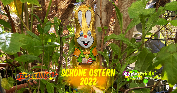 SchÃ¶ne Ostern 2022 . happy easter 2022 . 17. April 2022 . explorerkids* . Entdecker Werkstatt im kujakk . kujakk . Kinder- und Jugendzentrum in der Reduit . Mainz-Kastel . & . gct . graeselcityteens ...auf dem GrÃ¤selberg . Stadtteilzentrum GrÃ¤selberg . Wiesbaden