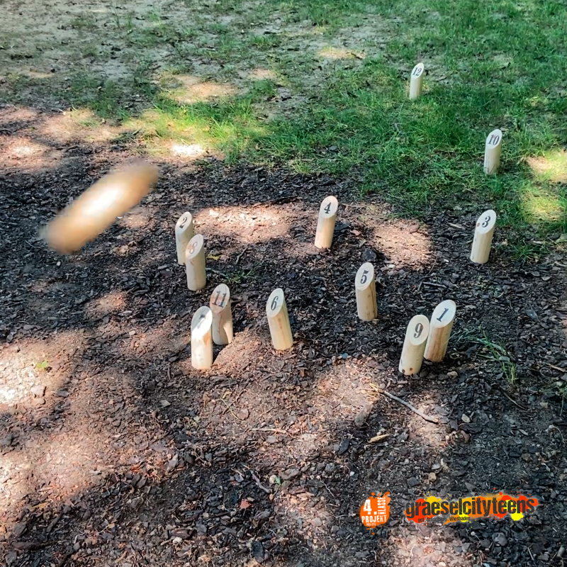 Finn Kubb . Das Wurfspiel . 2. Juni 2022 . Kooperationsprojekt . Betreuende Grundschule . gct . graeselcityteens ...auf dem Gräselberg . Stadtteilzentrum Gräselberg . Wiesbaden