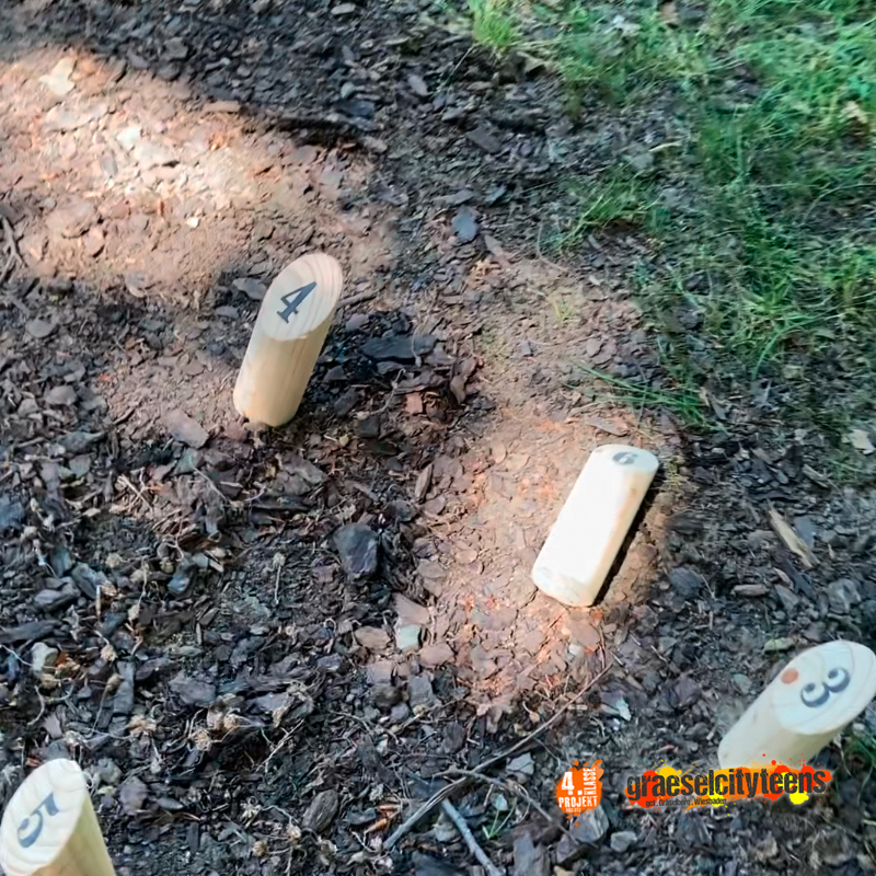 Finn Kubb . Das Wurfspiel . 2. Juni 2022 . Kooperationsprojekt . Betreuende Grundschule . gct . graeselcityteens ...auf dem Gräselberg . Stadtteilzentrum Gräselberg . Wiesbaden