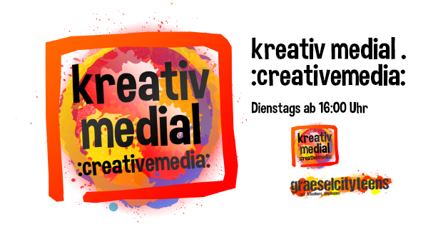 kreativ medial . Februar 2023 . :creativemedia: . 6. Februar 2023 . gct . graeselcityteens ...auf dem GrÃ¤selberg . Stadtteilzentrum GrÃ¤selberg . Wiesbaden