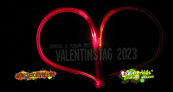 Valentinstag 2023 . ...verschenke doch einmal ein Lichtherz! . 14. Februar 2023 . explorerkids* . Entdecker Werkstatt im kujakk . kujakk . Kinder- und Jugendzentrum in der Reduit . Mainz-Kastel . & . gct . graeselcityteens ...auf dem GrÃ¤selberg . Stadtteilzentrum GrÃ¤selberg . Wiesbaden