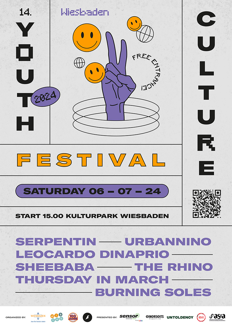 Youth Culture Festival 2024 . Kulturpark Wiesbaden . Samstag, 6. Juli 2024